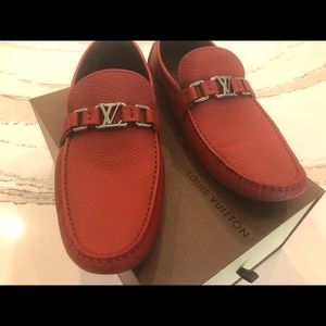 Louis Vuitton Mocassin (Red), Like NEW!.